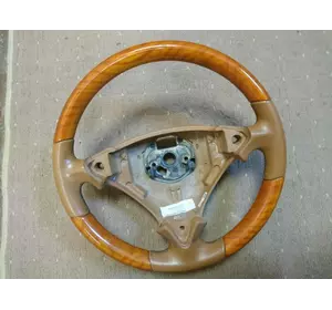 Кермо рульове колесо Porsche Cayenne Порш Каєн з дерев'яними вставками 7L5419091M